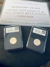2022 full Gold Sovereign &
