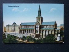 PRINTED  POSTCARD.  GLASGOW CATHEDRAL. SCOTLAND. R TUCK, UN-POSTED