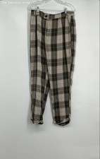 Topshop Womens Black Plaid