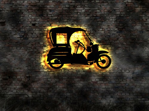 Led wall art gdr - art,