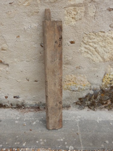 Antique old oak thick - thick, door