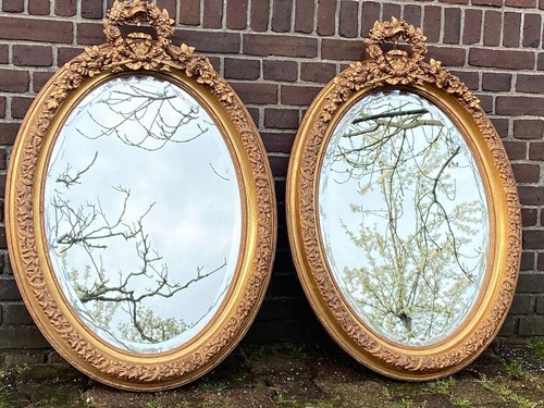 Mirrors pair french louis - mirrors,