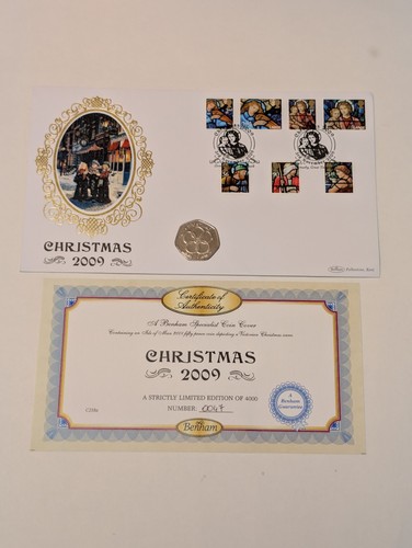 Christmas 2009 50p coin - 50p, sealed
