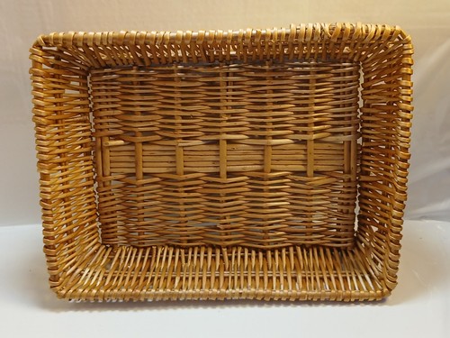 Woven wicker rectangular - woven,
