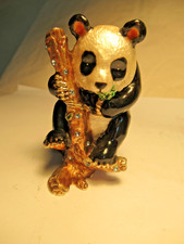 ARORA HIDDEN TREASURE PANDA TRINKET BOX , BOXED NO NECKLACE
