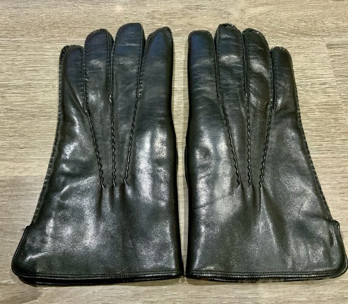 Vintage mens black genuine - mens,