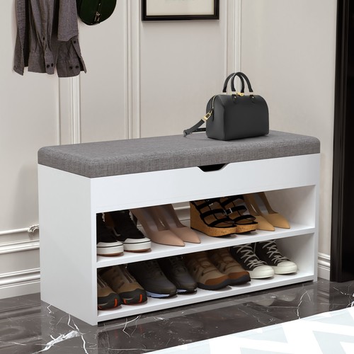 Wooden shoe rack seating - wooden,