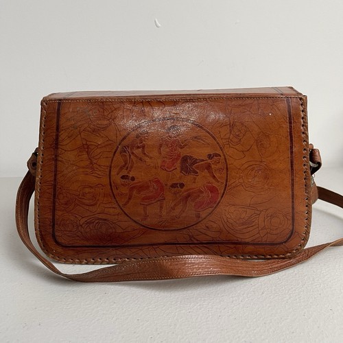 Vintage leather handbag asian - handbag,