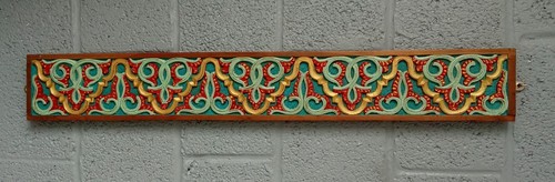 Hand painted wooden carved - hand,