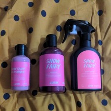 💓 Snow Fairy Shampoo 530g Body Spray 200ml And Shower Gel 100g Dated Well Lush 