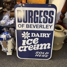 Vintage Ice Cream Metal Sign 