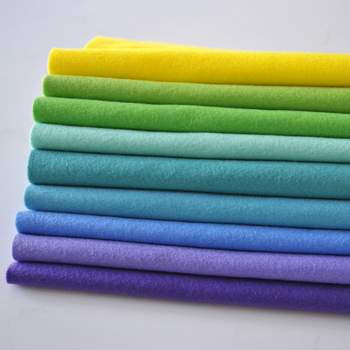 Peacock felt bundle - bundle, 9