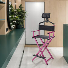 Folding Makeup Artist Professional Photography Photo Directors Chair W/Headrest