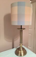 Handmade Lampshade Laura Ashley Mitford Check Duck Egg tartan SMALL 20CM Drum