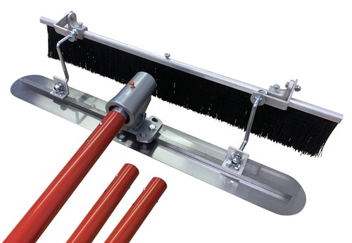 Concrete finishing broom brush - finishing,