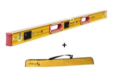 Stabila 196-2 LED Illuminated Spirit Level 3 Vial 120cm / 48″ / 4ft Storage Bag