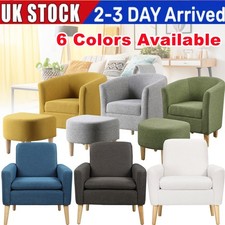 Modern Tub Sofa Couch Fabric