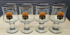 Vintage 1970's Set Of 4 Dema Irish "Special Coffee" Stem Glasses, Collectible