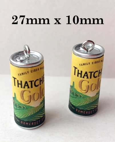 Cider drink cans charms - cider,