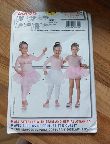 Girls ballet sewing pattern - ballet,