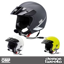 OMP Star J Intercom Helmet - ECE 22.06 Approved, Adjustable Mic, Lightweight