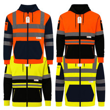 Hi Vis Zip Hoodie EN20471