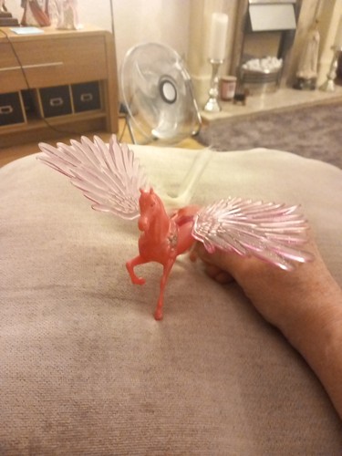 Toy pink pegasus with - toy,