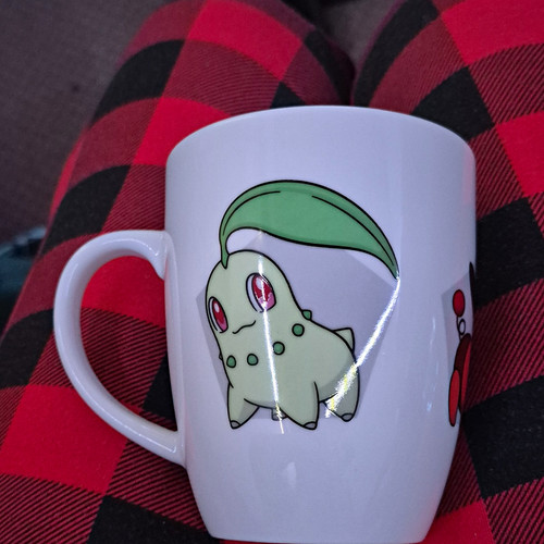 White ceramic pokémon novelty - white,