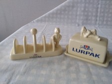 Lurpak 'Douglas' Butter Dish and Toast Rack Collectable Very Good Condition