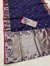 Indian Traditional Saree with Blouse Party Wedding Saree