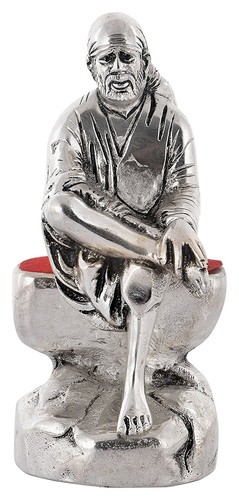 Metal sai baba showpiece idol - sai,