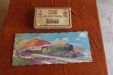 GWR wood jigsaw puzzle Cornish Riviera Express Chad Valley COMPLETE 1930s
