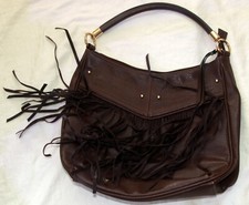 Ladies Wallis brown with tassles Shoulder Bag