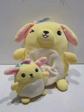 SQUISHMALLOWS KELLY TOYS ROSA GOLDEN RETRIEVER W/ BABY PUPPY POUCH RARE SOFT TOY