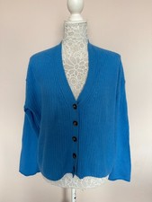jigsaw blue wool cashmere