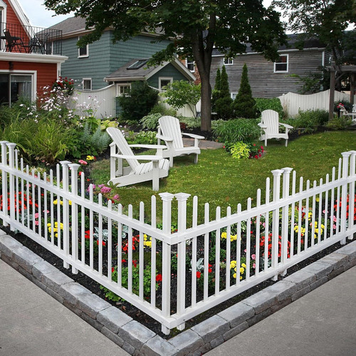 Dig white vinyl picket - white,