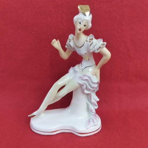 Vintage flapper girl figurine - girl,