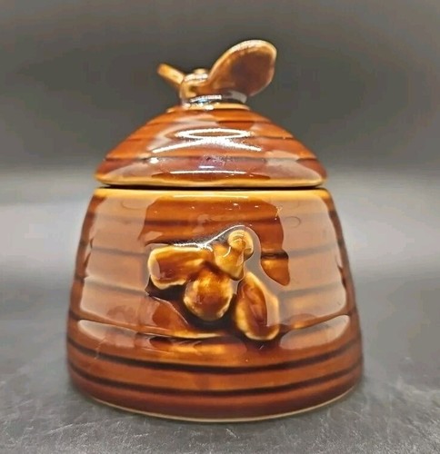 Vintage treacle glaze brown
