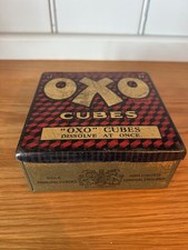 OXO CUBE TIN - 1940s VINTAGE - 50 CUBES 