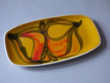 COLLECTABLE YELLOW POOLE POTTERY DELPHIS AEGEAN TRINKET PIN DISH BOWL FREE UK PP