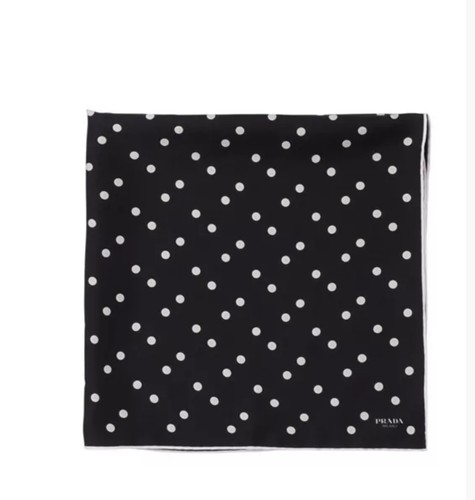 Prada dot print silk - prada,