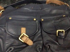 Joules Navy Blue Leather