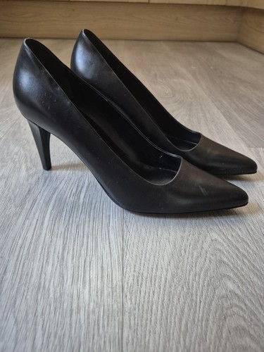 Hobbs black leather heels - hobbs,