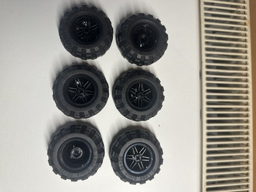 Lego 56x26 wheels tyres - x6,
