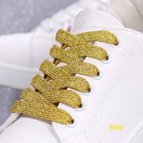 Glitter laces sparkly metallic - glitter,
