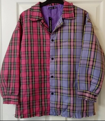 Boohoo tartan pink - boohoo,