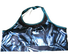 Matalan UK XL Multicoloured Removable Pads Crossback Gym/Workout Top