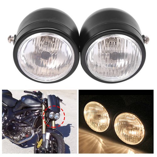 Twin headlight motorcycle - twin,