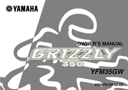 Yamaha owners manual book 2007 - owners,
