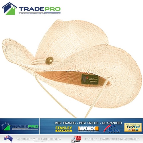 Straw cowboy hat aussie - cowboy,